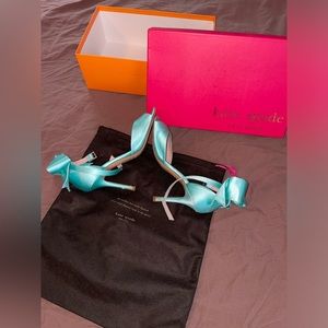 Kate Spade Satin Shoes with Bow - Size 5